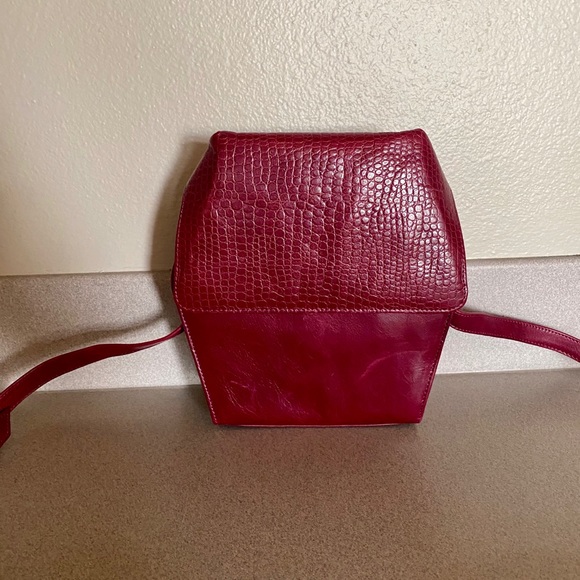 Vintage PERRY ELLIS Leather Bag - Picture 2 of 8